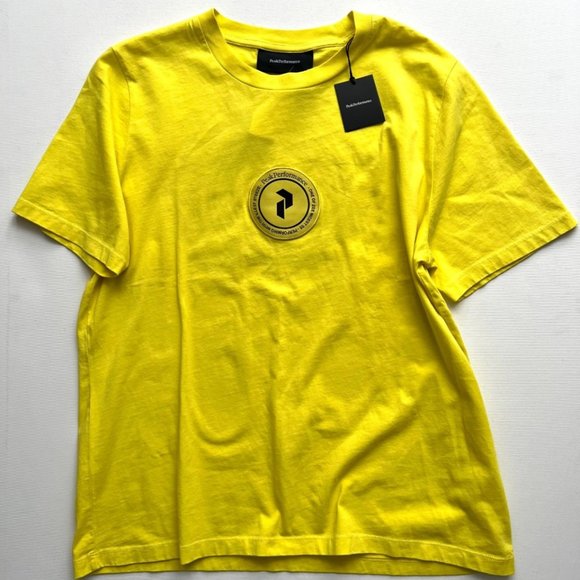 Peak Performance Citrine Seasonal Patch Tee Yellow ( M ) - Picture 1 of 3